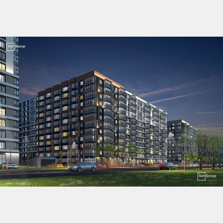 Квартира-студия, 24,9 м², 12/12 эт.