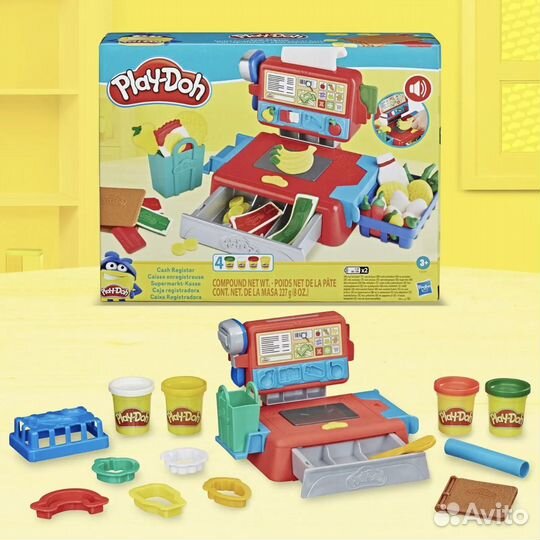 Новый Play-Doh Набор для лепки Касса E68905L0