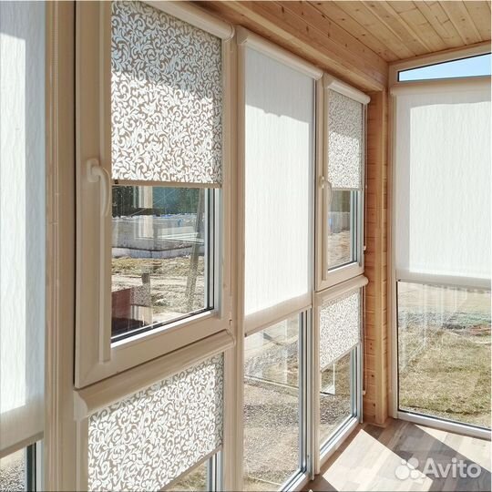 Шторы рулонные под ключ