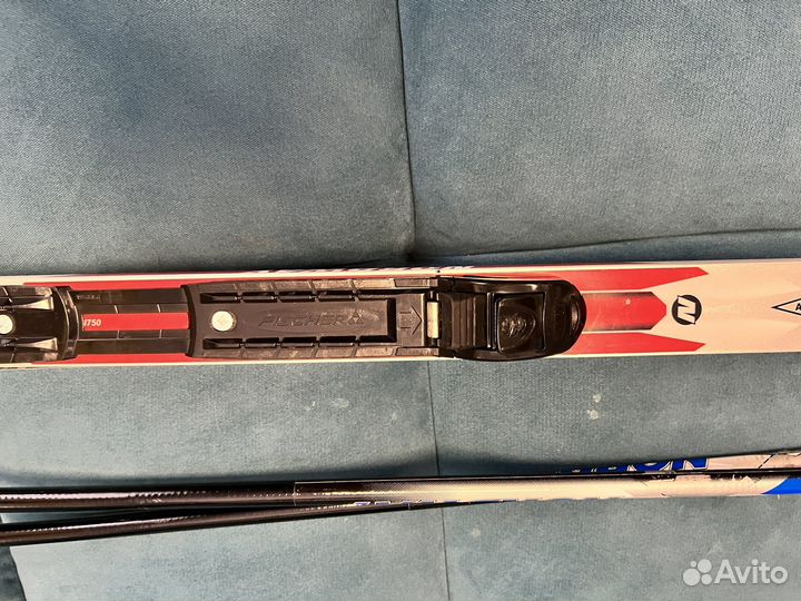 Лыжи беговые 190 с ботинками 40