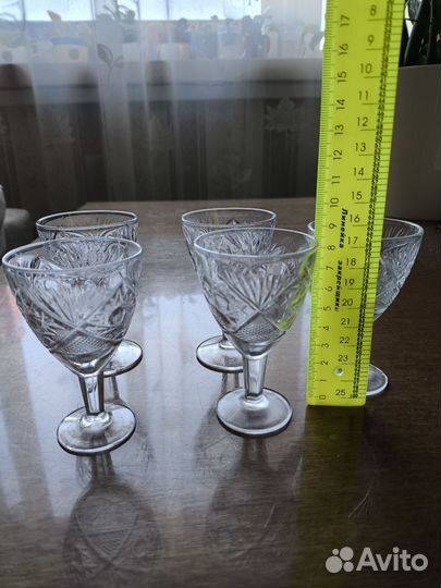 Хрустальные рюмки СССР