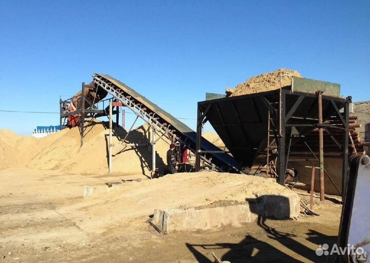 Песок карьерный