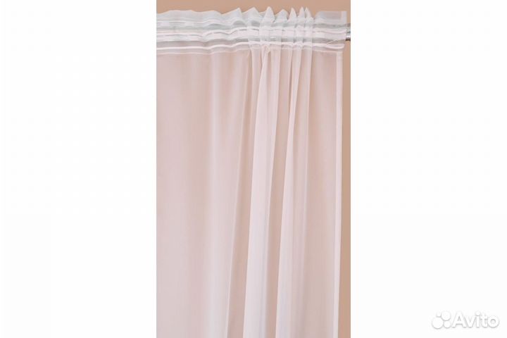 Шторы тюль белая новая