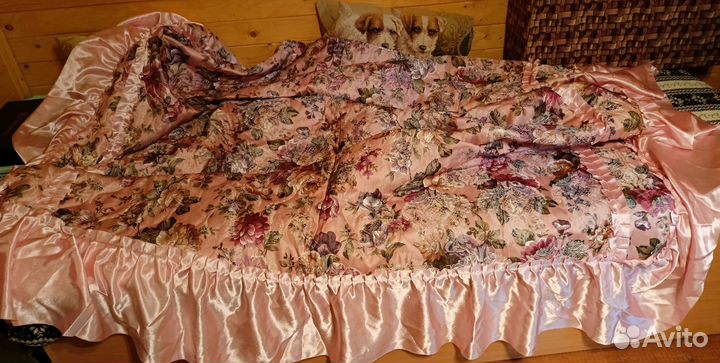 Покрывало атласное стёганое новое