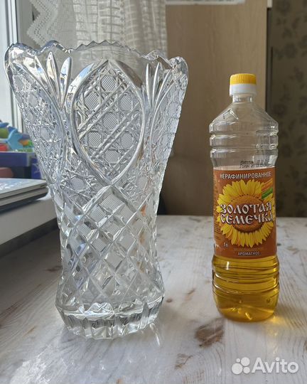 Ваза хрустальная СССР