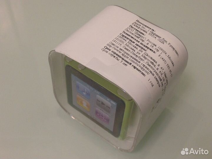 Apple iPod nano 6 generation 8GB green - новый