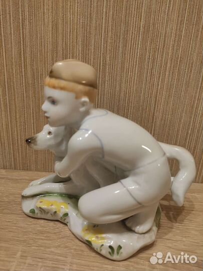 Статуэтка Пограничник с собакой