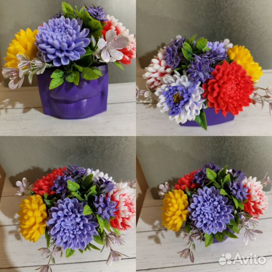 Мыло ручной работы букеты