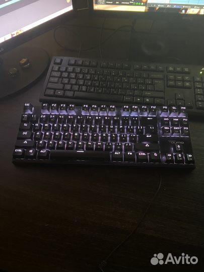 Механическая клавиатура qumo синие свитчи