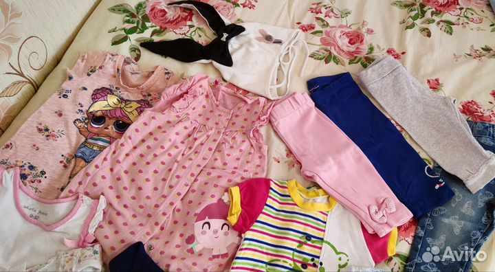 Пакет вещей на девочку 68-74