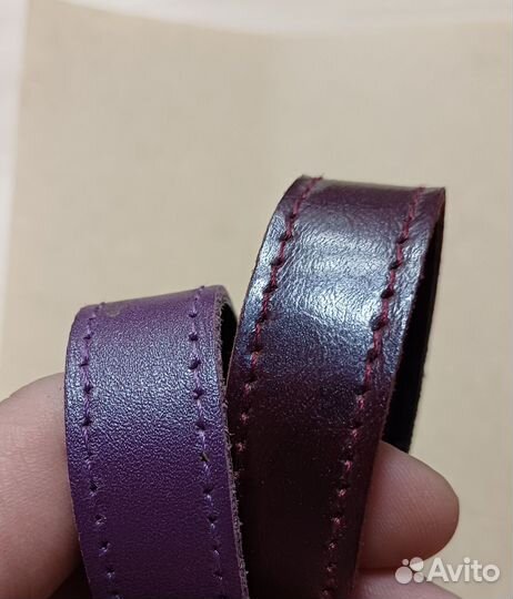 Ошейник кожаный двойной 2 цвета