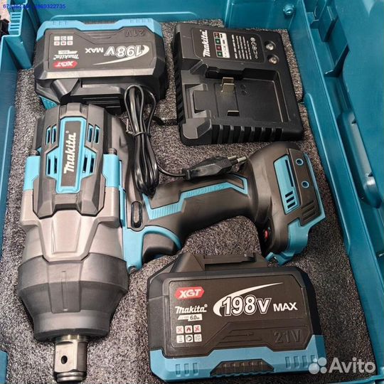 Гайковерт мощный грузовой ударный makita 2100 Нм