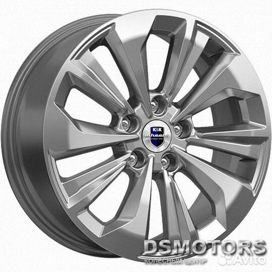 Диски Авиор 7/17 5x112 ET49 d57.1 дарк платинум бр