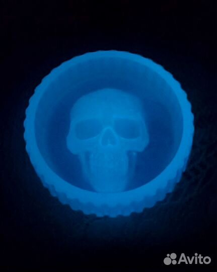 Пепельница светящаяся в темноте