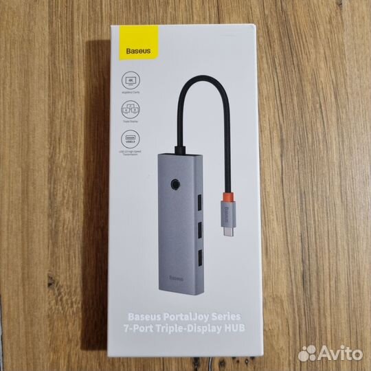 Оригинальный usb разветвитель baseus