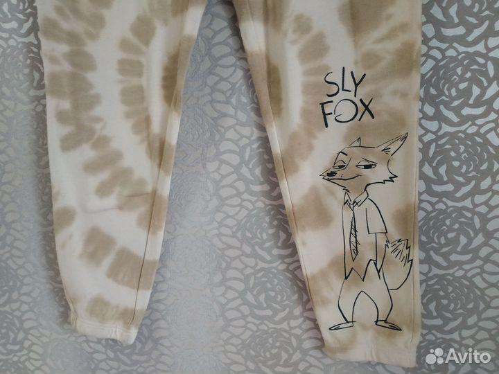 Брюки-джоггеры с эффектом тай-дай от Disney р.50