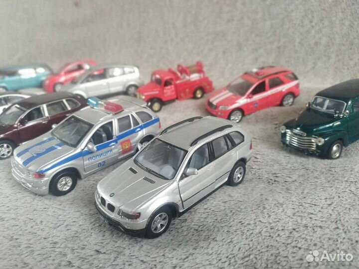 Машинки металлические модели