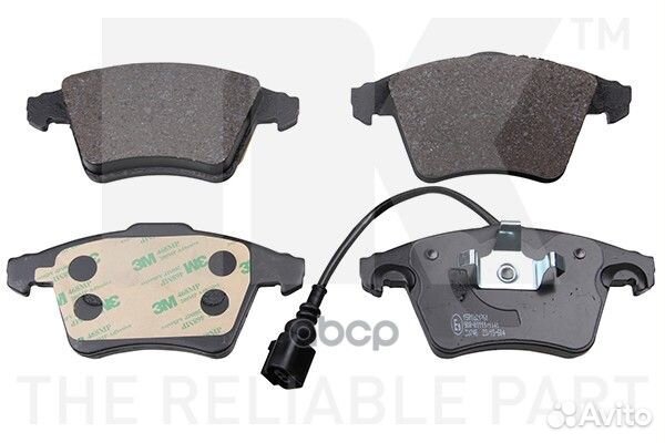 224761 Колодки тормозные volkswagen T5/multivan