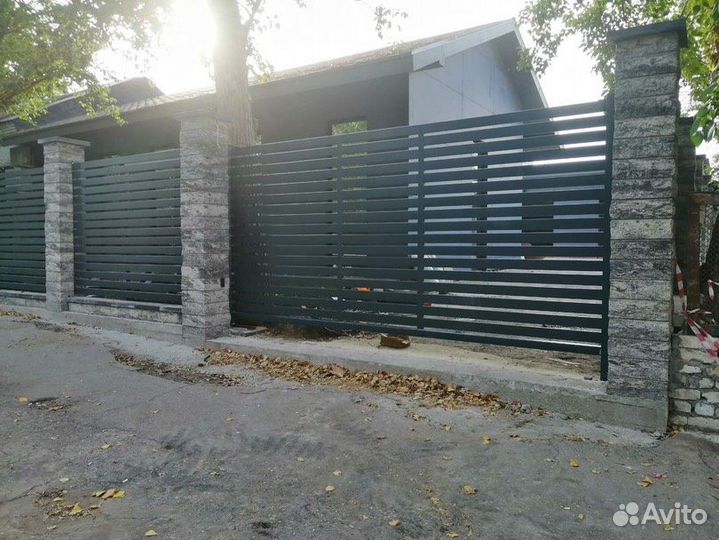 Ворота из алюминия откатные