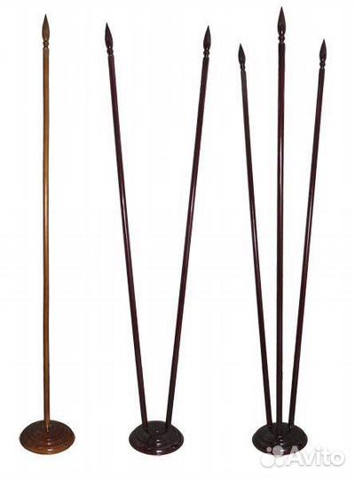 Флагшток напольный деревянный