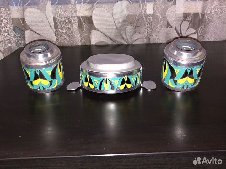 Подстаканники и конфетница