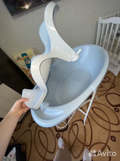 Ванночка для купания с горкой