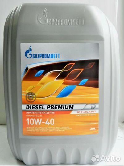 Масло моторное Газпром Diesel Premium 10w40 20L