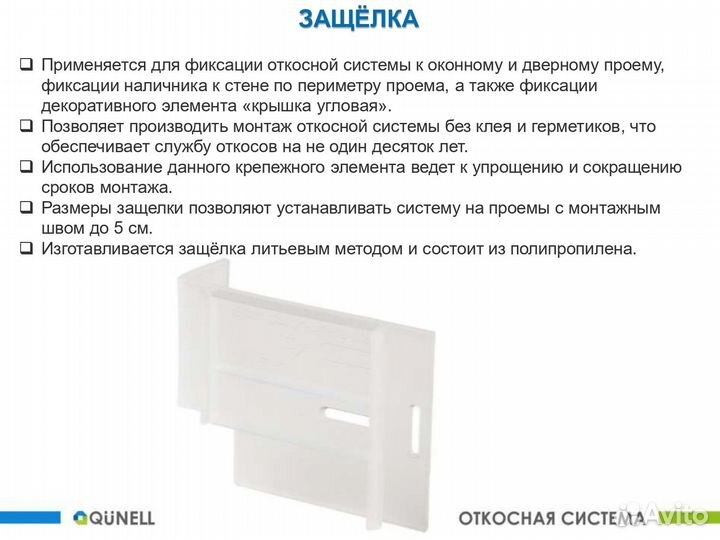 Пластиковые откосы