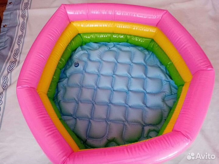 Детский надувной бассейн бу
