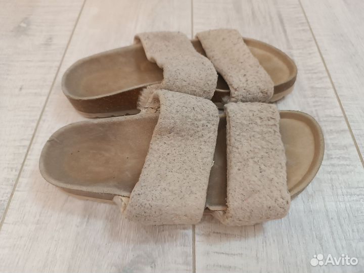 Домашние тапочки Oysho на пробковой подошве