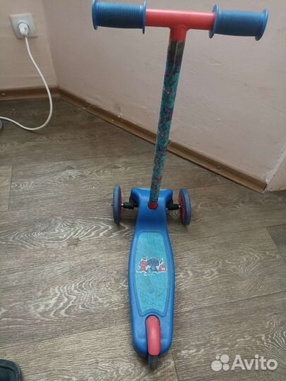Самокат детский трехколесный бу