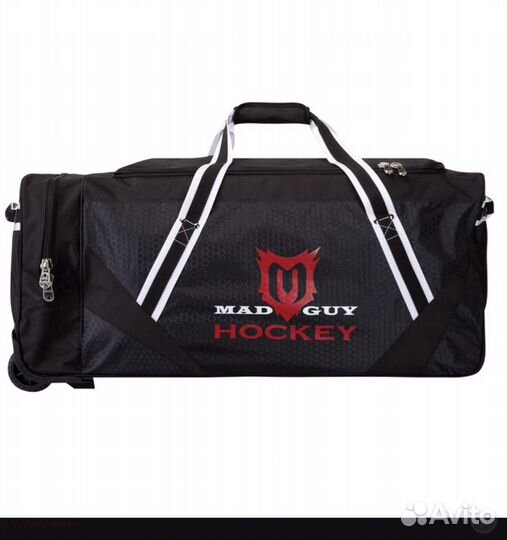 Хоккейный баул на колесиках с выдвигающейся жестко