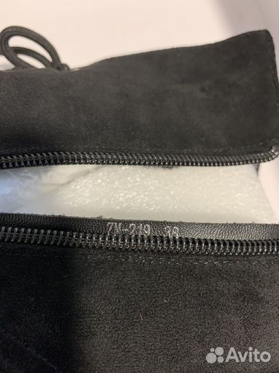 Ботильоны 38 натуральная замша