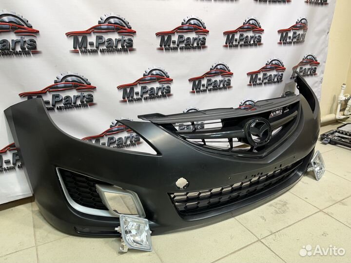 Бампер передний Мазда 6 GH sport в сборе