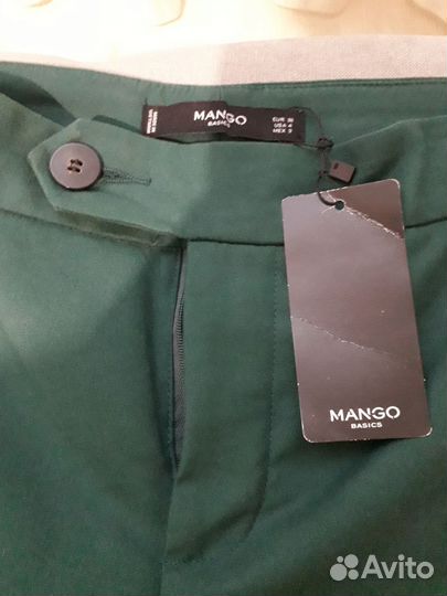 Продаю брюки женские mango. Цвет темно зеленые