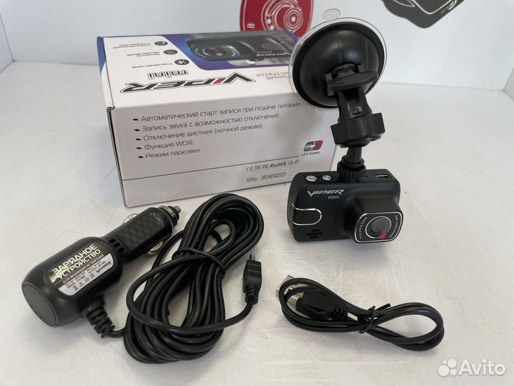 Автомобильный видеорегистратор viper mini