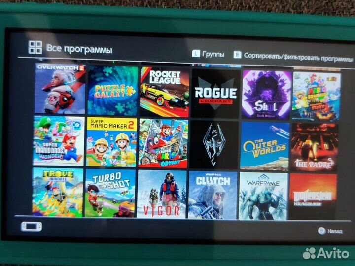 Портативная игровая приставка nintendo switch