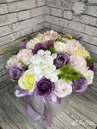 Мыльные розы букеты