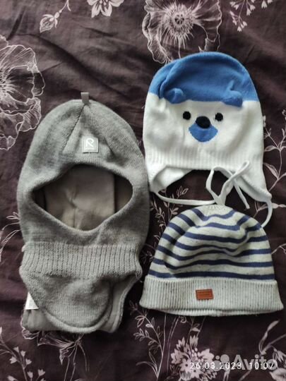 Шапки для мальчиков весна-зима