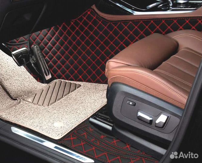 3D Коврики Audi Салон Багажник из Экокожи