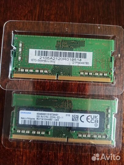 8Gb Samsung M471A1G44AB0-CWE DDR4 3200 sodimm