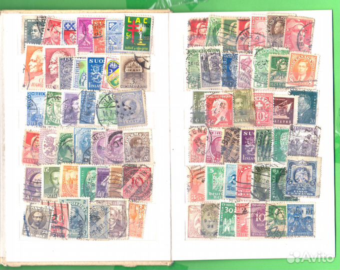 Иностранные стандарты 156 марок гашеные В альбоме