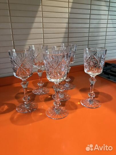 Хрустальные бокалы СССР