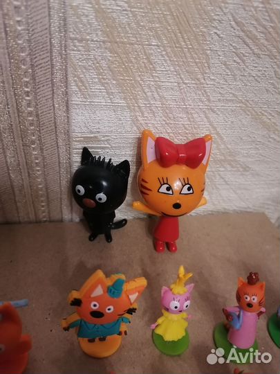 3 кота набор фигурок