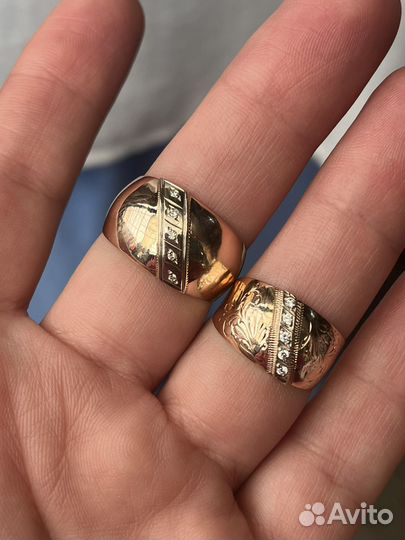 Золотые серьги