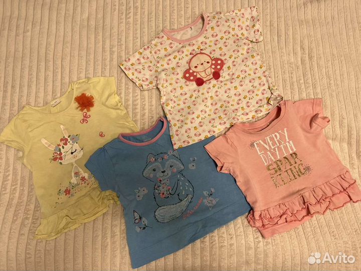 Вещи пакетом на девочку 68-74