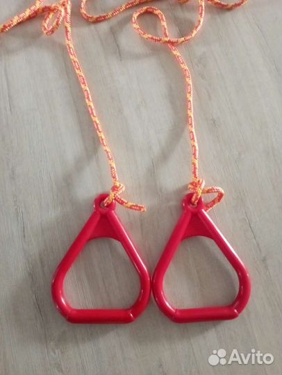 Гимнастические кольца детские, разные цвета