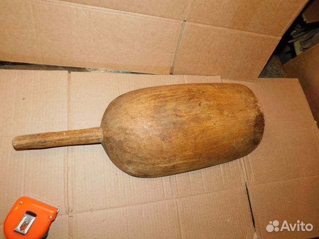 Большой, старинный, мучной-зерновой совок ри-рс