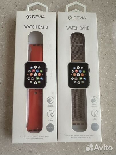 2 Ремешка для Apple Watch 44mm
