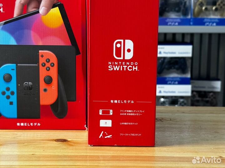 Консоль Nintendo Switch oled Neon (Новая)